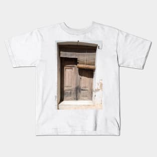 Wooden blinds. Kids T-Shirt